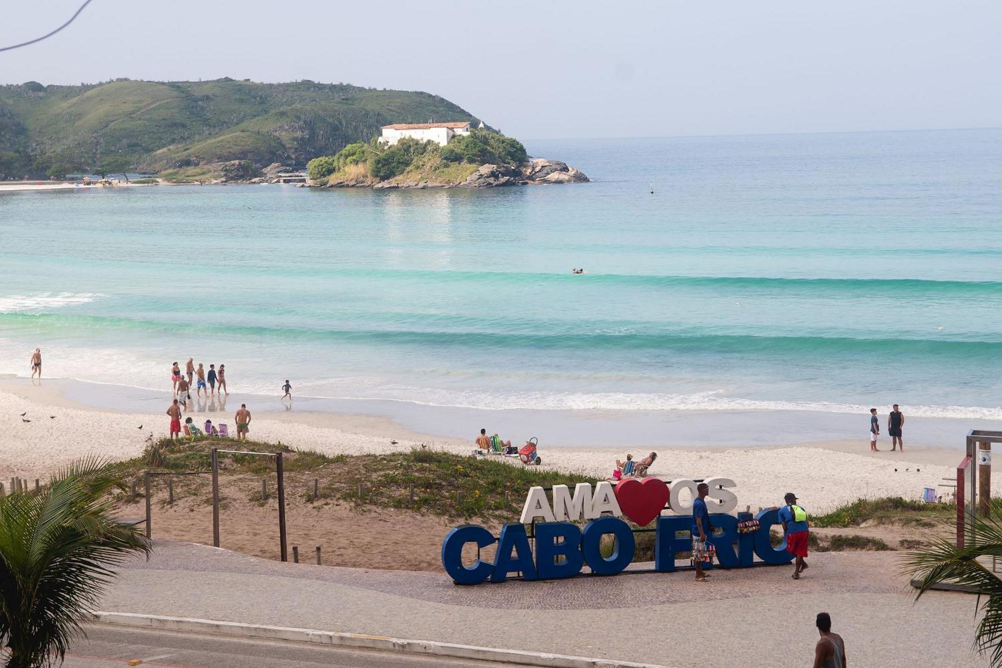 Lindo E Bem Localizado 3 Quartos De Frente P/ Mar - Praia Do Forte - Cf06 Cabo Frio Luaran gambar